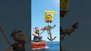 When two nautical legends collide! ⚓️🧽 #spongebob