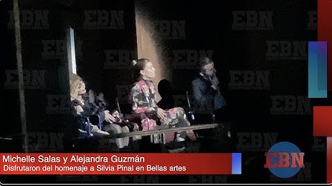 MICHELLE SALAS Y ALEJANDRA GUZMÁN estuvieron en el homenaje a Silvia Pinal en Bellas Artes