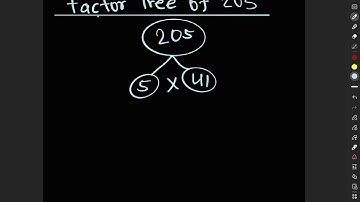 Factor Tree of 205 l Tree Factor of 205