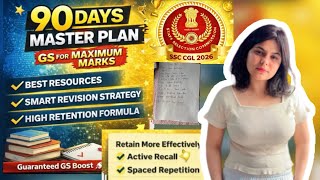 GS for SSC CGL 2026🔥 | Best 90 Days Strategy &amp; Study Plan📗 by Kavita Tiwari 