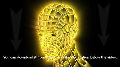 3d grid lights head. Human head wire 3D animation. VJ Loop video. 3d grid lights human head.