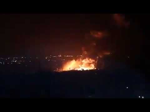 حمله اسراییل به مواضع سپاه رژيم ايران در سوريه