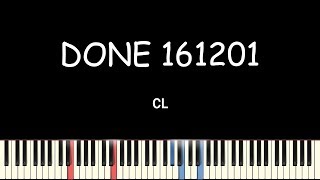 CL(씨엘) - +DONE161201+(Piano Cover, 피아노 커버) видео