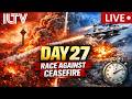 IRAN WAR DAY 27 ISRAELI STRIKES RACE AGAINST CEASEFIRE IRGC NAVY COMMANDER KILLED