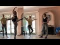 dancer tries to teach non-dancer ballet