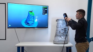 [3DMASTER] VIDEO Máy scan 3D cầm tay đỉnh nhất thế giới Go!SCAN SPARK,