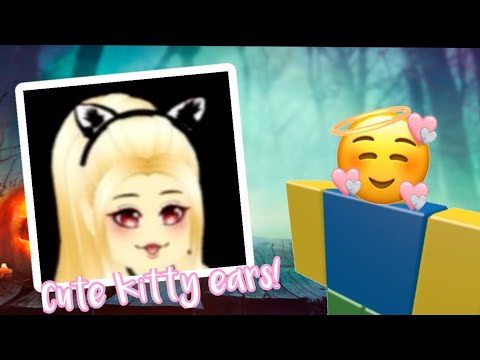 HOW TO GET CUTE KITTY EARS | ROYALE HIGH HALLOWEEN 2020 (READ DESC)