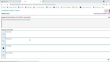 MGMT 627  Project Management  Quiz 2021