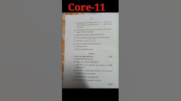 # B.Sc Chemistry ll 5th Semester Utkal university ll Core- 11 Question ll # S.K Chemistry##chemistry