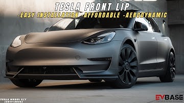 Tesla Model 3/Y Front Lip Install | EVBASE