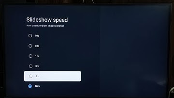 How to Adjust Speed of Screen Saver Slideshow on Google TV Android TV OS 14