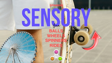 Spinning Things! Balls, Wheels. Sensory Fun for Kids with Autism