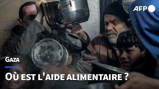 Faim à Gaza: pourquoi l’aide humanitaire manque | AFP Reportage