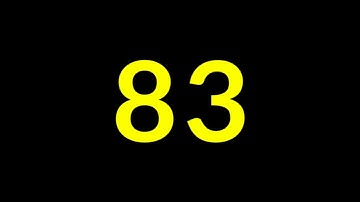 83 Seconds Countdown Timer With Sound Effect
