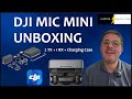 Unboxing the DJI Mic Mini (2 TX + 1 RX + Charging Case)