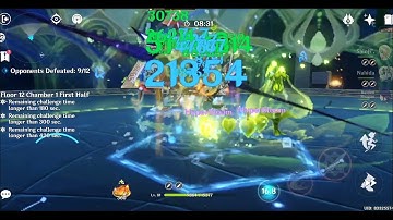 First time trying hyperbloom team | Genshin impact