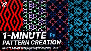 Photoshop Tutorial: 1-Minute Seamless Patterns by Qehzy