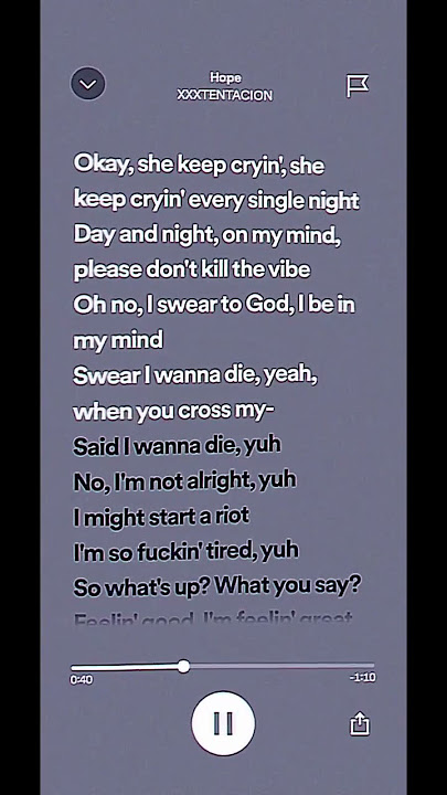 Hope ~ XXXTENTACION #music #spedup #spedupsongs #viral #fyp #tiktok #xxxtentacion #hope #xxx
