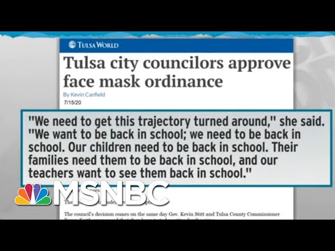 Tulsa City Council Votes For Mask Ordinance To Stem Coronavirus | Rachel Maddow | MSNBC