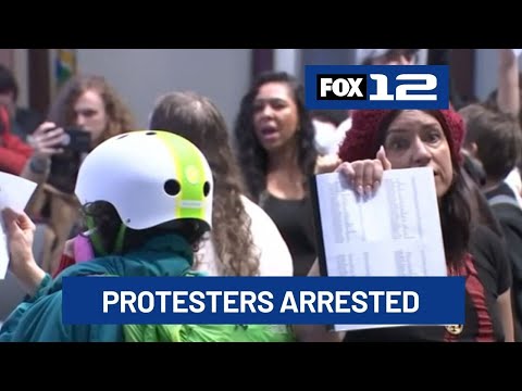 Protesters arrested at Portland Council meeting