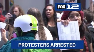 Protesters arrested at Portland Council meeting