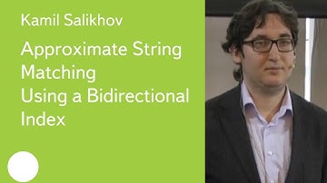 026. Approximate String Matching Using a Bidirectional Index - Kamil Salikhov