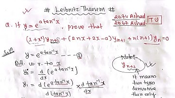 LEIBNITZ THEOREM|2074/2067TU|Mathematics-I Purbanchal University TU KU PoU BE Civil Computer
