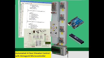 Automated 4-Floor Elevator Control | ATmega16