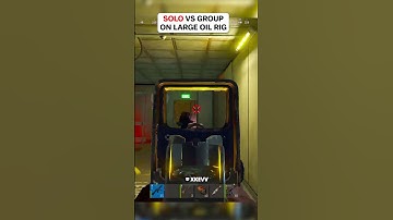 Solo vs Group on Large Oil Rig #rust #shorts #xkevv