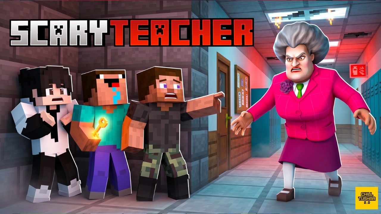 HAUNTED SCHOOL IN MINECRAFT !!😨