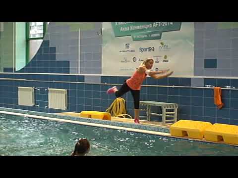 Видео: Аквааэробика - Аква Степ/Aqua Fit - Aqua Step