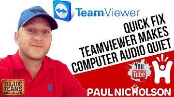 Quick Fix: Teamviewer Makes Computer Audio Go Quiet