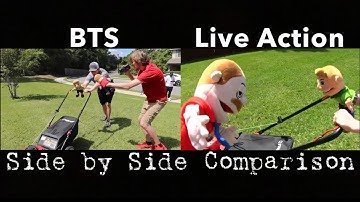 SML Movie: The Huckerdoos BTS + Live Action Side by Side!