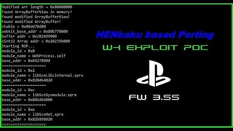 PS4 3.55 Playground/Webkit (Jailbreak in the works) (Working 2016)