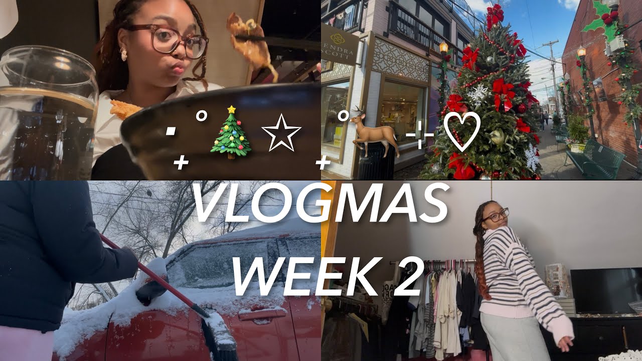 VLOGMAS WEEK 2 🦌 | shopping, cleaning, hauls + !