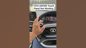 TATA SAFARI Touch Panel Not Working #tatahyva #viralvideo #shortvideo #shorts #safari #tatasafari