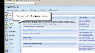 Configuring the Intellisync SyncSalesLogix group - (SalesLogix video tutorial)