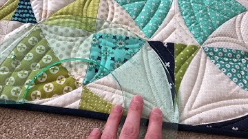 “Circle2” machine quilting circle ruler set!
