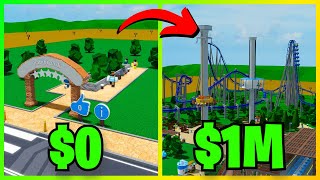 How Fast Can I Get To 1M In Theme Park Tycoon 2? | Roblox