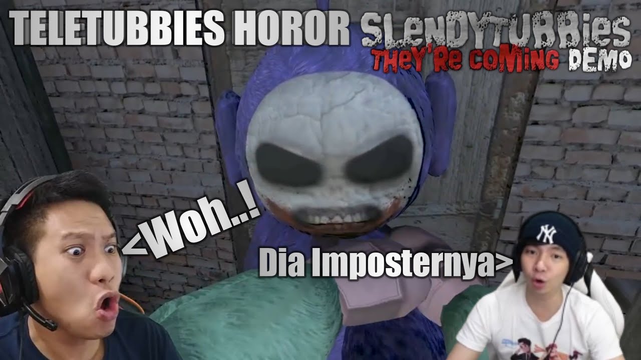 Reaksi ACI GameSpot Dan MiawAug Slendytubbies They're coming Demo ~ Teletubbies Horor!