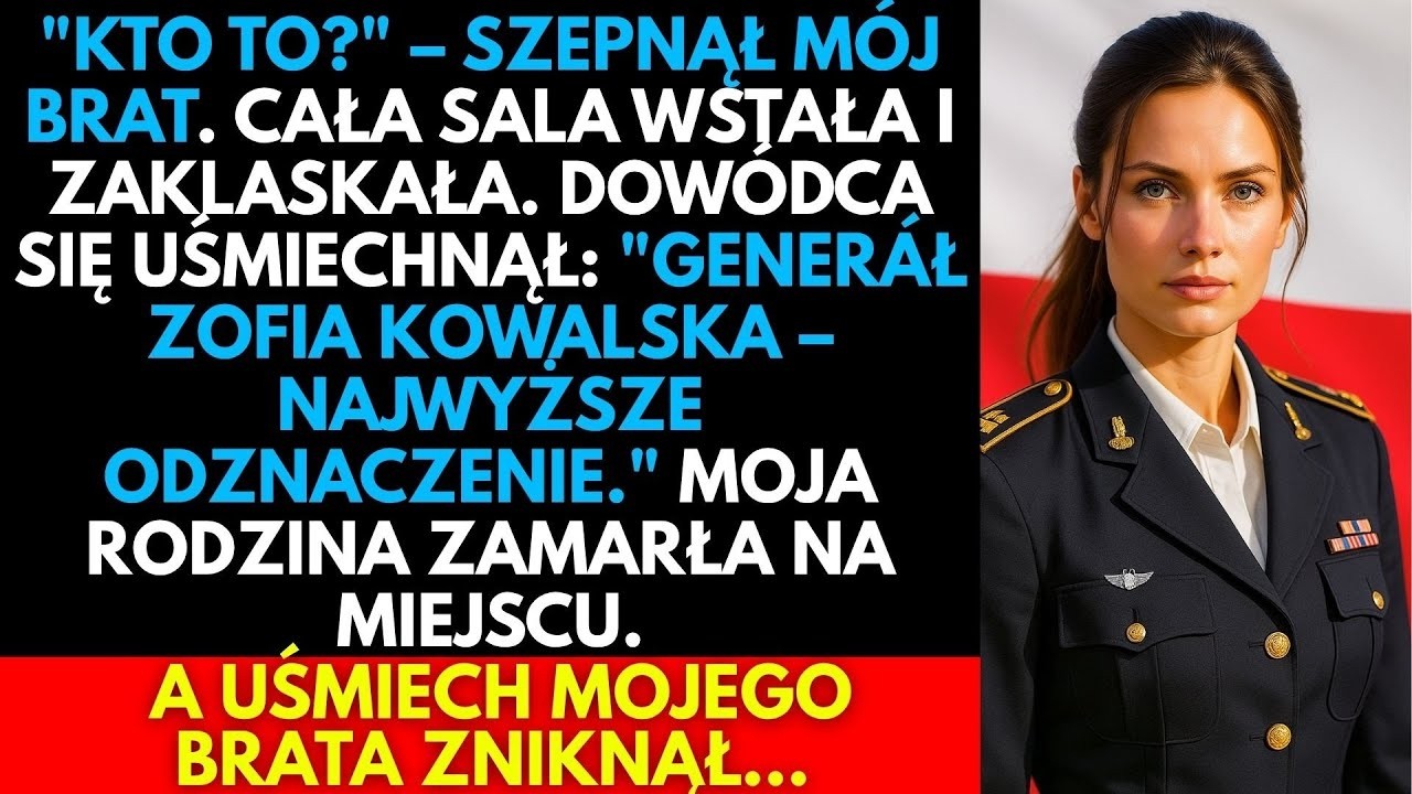 Weszłam do sali balowej w wyprasowanym mundurze, z gwiazdami generała na obojczykach, a świat zamarł. Oficer przy drzwiach spojrzał na listę i zmarszczył brwi. „Przykro mi, nie ma pani na liście"...