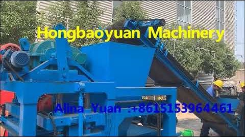 QTJ4 28 full automatic hollow blocks machine making for 530MM