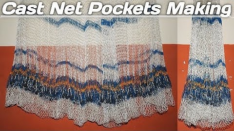 how to make cast net pocket | how to make fishing net pocket