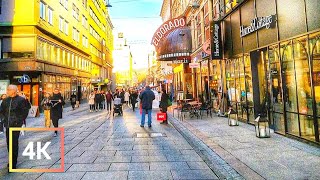 Warm Afternoon Walk Downtown OSLO, Norway l 4K