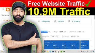 10 Million Website Traffic From Google Search || How to Increase Blog Traffic Fast & Free screenshot 4