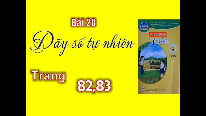 Bài tập toán lớp 4 tập 1 trang 83 năm 2024