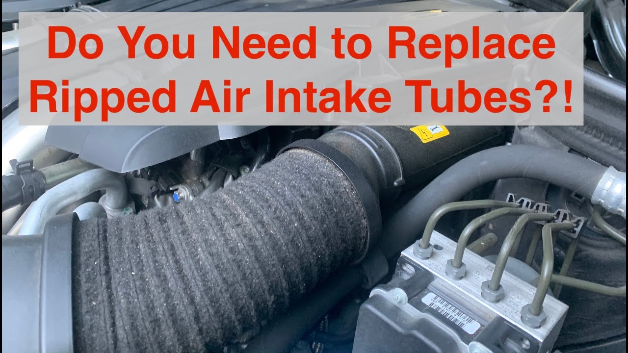 Ripped Air Intake Tubes Worth Replacing? YouTube