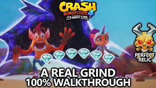 Crash Bandicoot 4 - 100% Walkthrough - A Real Grind - All Gems Perfect Relic