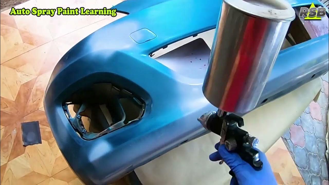How To Repaint a Car Bumper With Scratches English YouTube