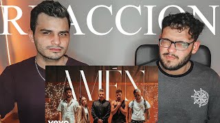 Ricardo Montaner, Mau y Ricky, Camilo, Evaluna Montaner - Amén [REACCION] | Fachatv